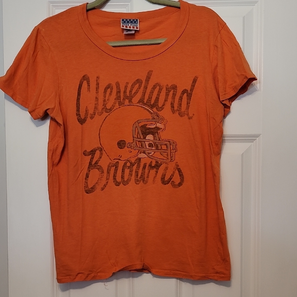 Junk Food Clothing Cleveland Browns Short Sleeve Tee